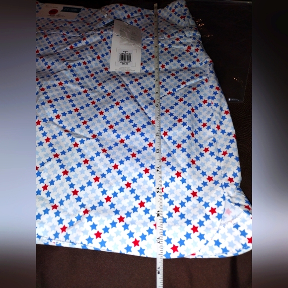 NWT🔥Tummy Control Lady Hagen Skort Red & Blue Stars 🤩 XS or Med - Picture 10 of 14